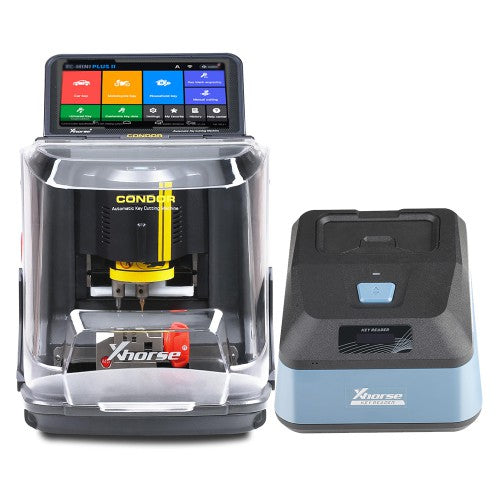 23090716941386654975 Xhorse Condor XC-Mini Plus II Key Cutting Machine + Key Reader Blade Skimmer Key Identification Device