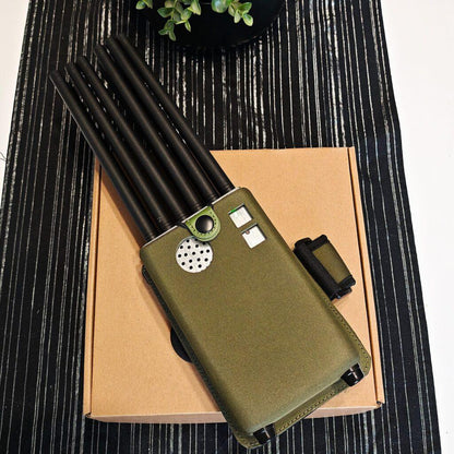 JAMMER GPS FOR MOBILE PHONES GSM LTE 5G AND WIFI INTERNET – 12 ANTENNAS