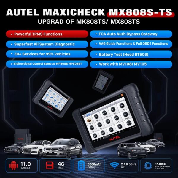 ewf AUTEL MaxiCheck MX808S-TS